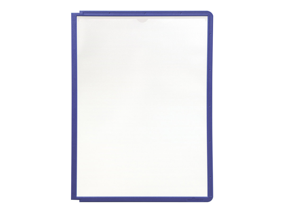 5 DURABLE Sichttafeln DIN A4 violett, oeffnung oben 5 DURABLE Sichttafeln DIN A4 violett, oeffnung oben