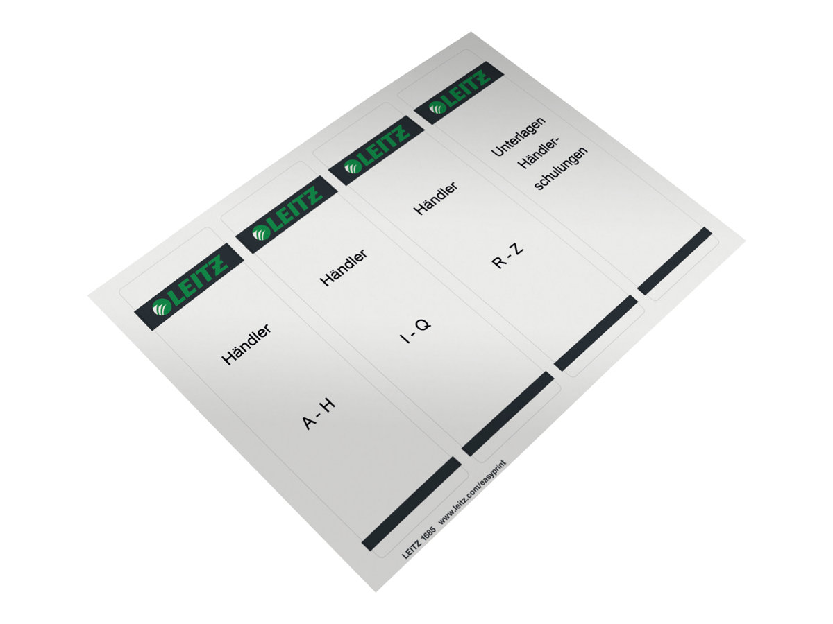 400 LEITZ Ordneretiketten 1685-00-85 grau 400 LEITZ Ordneretiketten 1685-00-85 grau