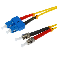 LWL Patchkabel SC/ST Duplex 9/125µm OS2 gelb 5,0m