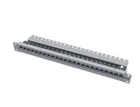 DNTZ Patchpanel 24-fach leer fixLink 1HE 19 Eisenblech