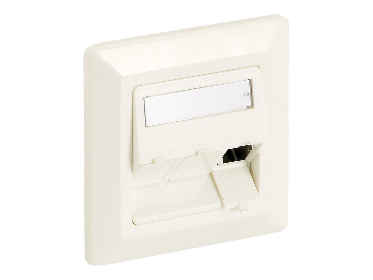 Equip Unterputzdose Frontplatte 3 Keystone 45 RAL 9010 Polybeutel