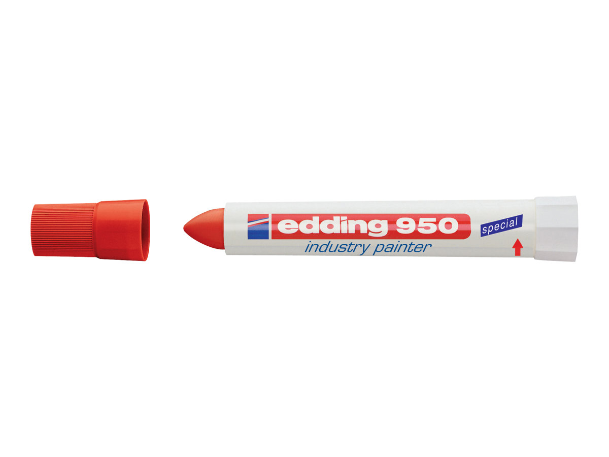 edding 950 Industriemarker rot 10,0 mm, 1 St