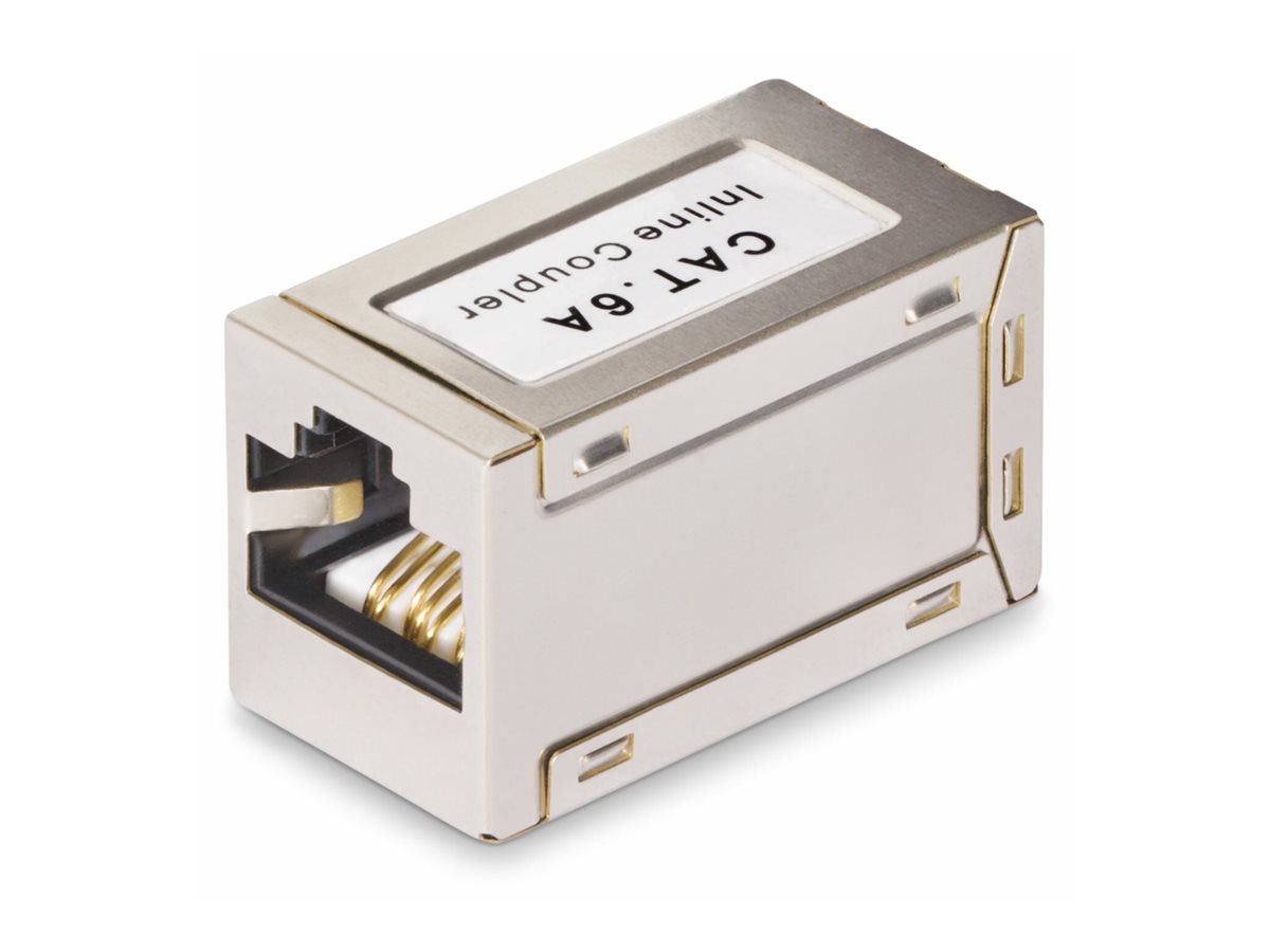 STARTECH.COM Geschirmte Cat 6A Kupplung RJ45 Coupler Cat6a Lankabel Verlängerung F/F Netzwerkkabelverlängerung/Verbinder