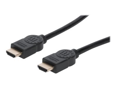 MANHATTAN Premium HDMI-Kabel mit Ethernet-Kanal 4K60Hz 18 Gbit/s Bandbreite HDMI-Stecker auf HDMI-Stecker geschirmt schwarz 3m MANHATTAN Premium HDMI-Kabel mit Ethernet-Kanal 4K60Hz 18 Gbit/s Bandbreite HDMI-Stecker auf HDMI-Stecker geschirmt schwarz 3m
