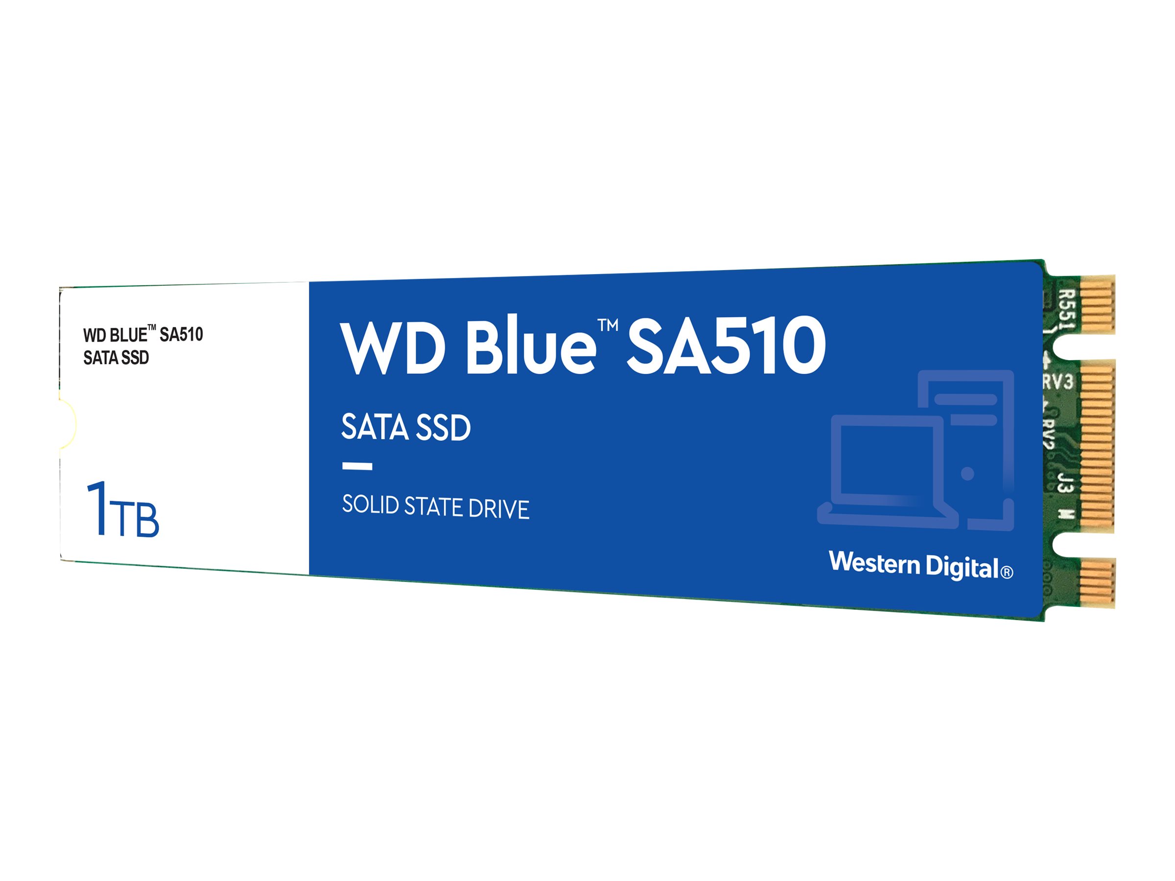 WD Blue SA510 SSD 1TB M.2 2280 SATA III 6Gb/s internal single-packed