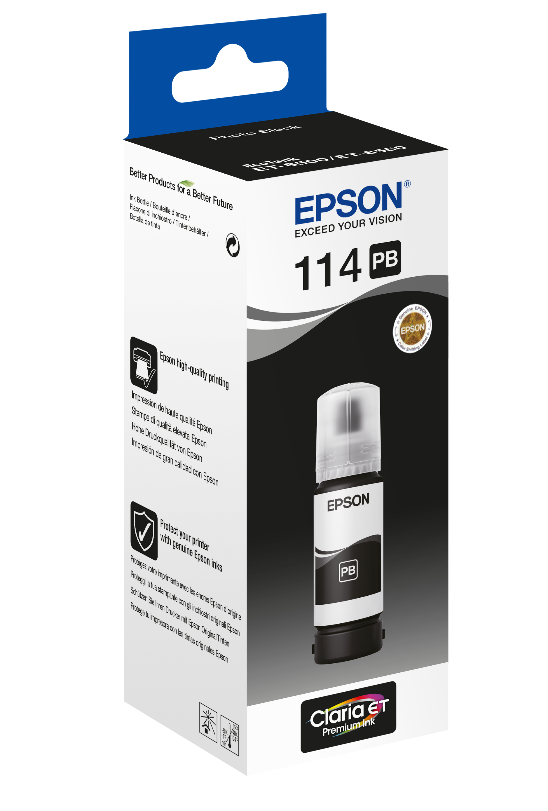 C13T07B140 EPSON ET114 EcoTank Fototinte