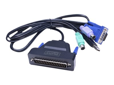 DIGITUS modularer KVM-Switch  1-Port