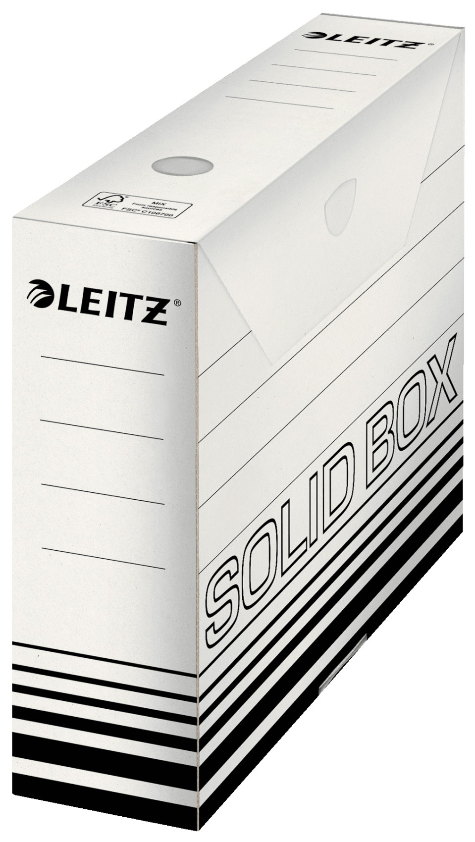 Esselte Leitz Solid weiß 8,0 x 33,0 x 25,7 cm