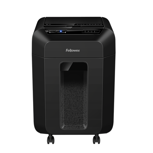 Fellowes AutoMax 90M Aktenvernichter mit Partikelschnitt P4, 4 x 12 mm, bis 90 Blatt, schwarz