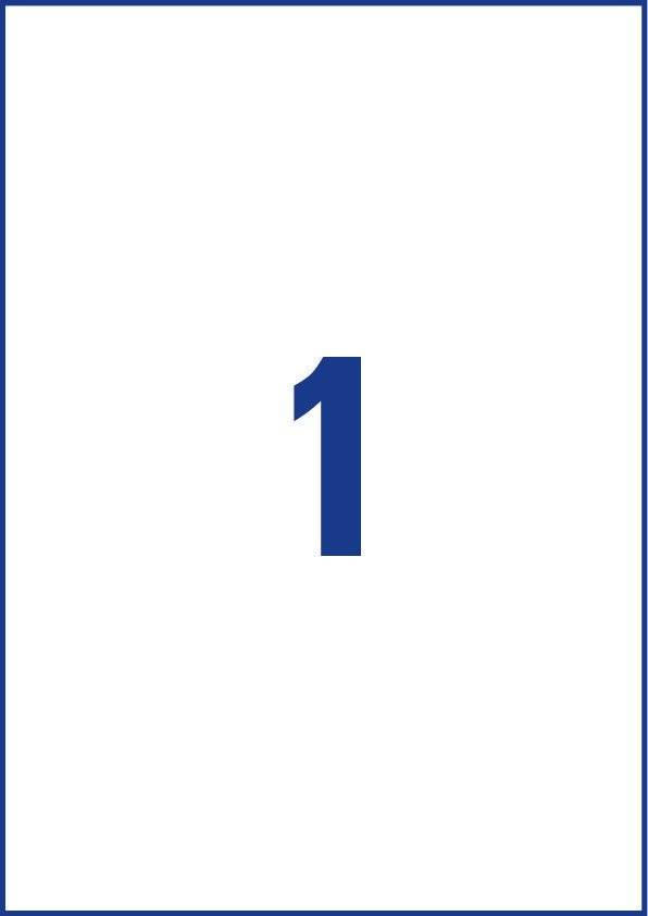 10 AVERY Zweckform wetterfeste Folienetiketten J4775-10 weiÃ 210,0 x 297,0 mm
