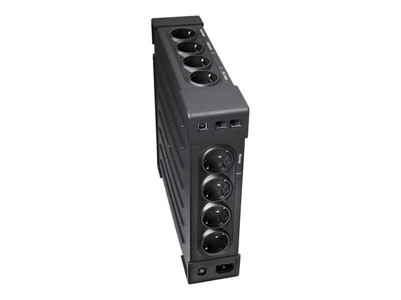EATON UPS Ellipse ECO 1200 USB DIN rack/tower - AC 230 V - 750 Watt - 1200 VA - USB - Shuko 8 Output - 2U - 48,26cm 19Zoll