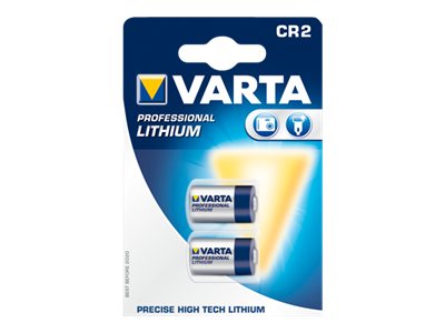 VARTA Lithium Cylindrical CR2 Batterie (2er Pack)