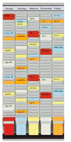 FRANKEN Stecktafel 31,5 x 78,3 cm 5 Spalten FRANKEN Stecktafel 31,5 x 78,3 cm 5 Spalten
