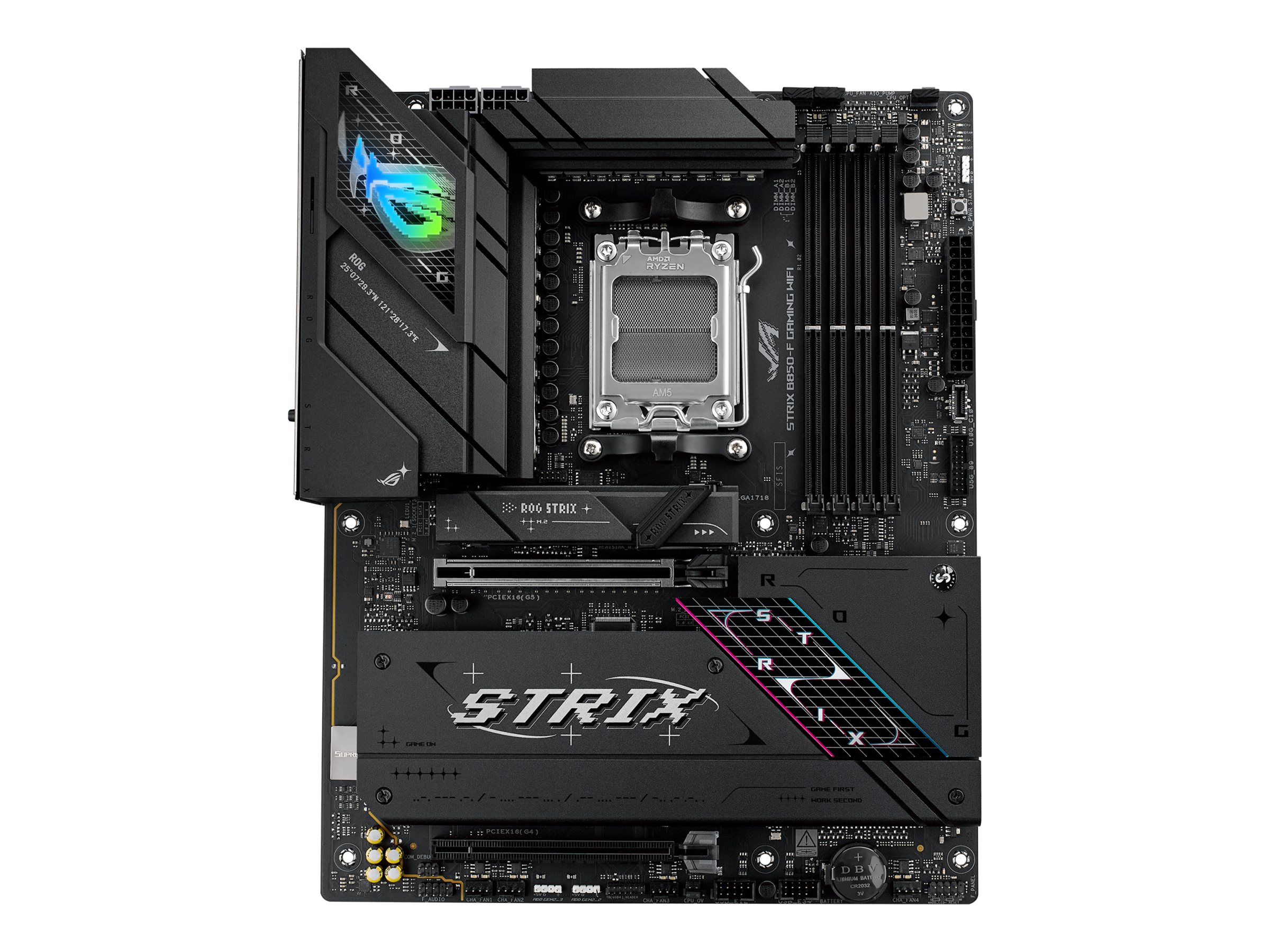 ASUS ROG STRIX B850-F GAMING WIFI AM5 DDR5 ATX MB 1xHDMI 1xDP 4xM.2 2xSATA ASUS ROG STRIX B850-F GAMING WIFI AM5 DDR5 ATX MB 1xHDMI 1xDP 4xM.2 2xSATA