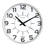 unilux Wanduhr Maxi Pop weiss grau Kunststoff, Ø 37,5 cm unilux Wanduhr Maxi Pop weiss grau Kunststoff, Ø 37,5 cm