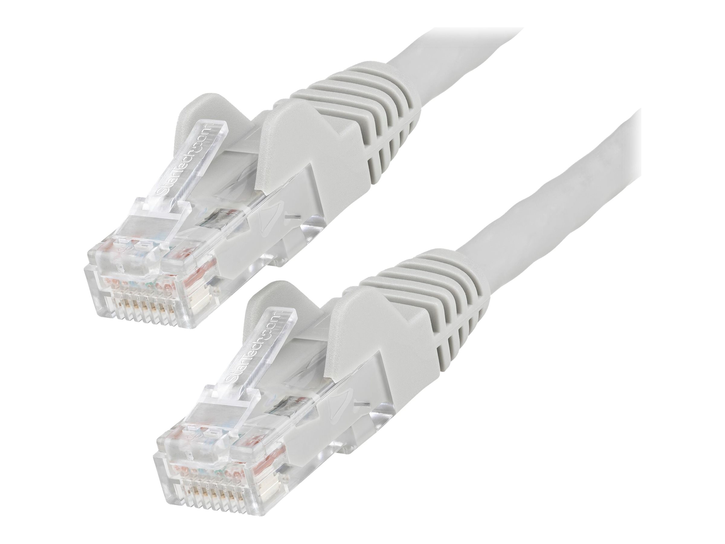STARTECH.COM StarTech.com 10m LSZH CAT6 Ethernet Cable - 10 Gigabit 100W PoE RJ45 UTP Network Patch Cord Snagless - Grey ETL