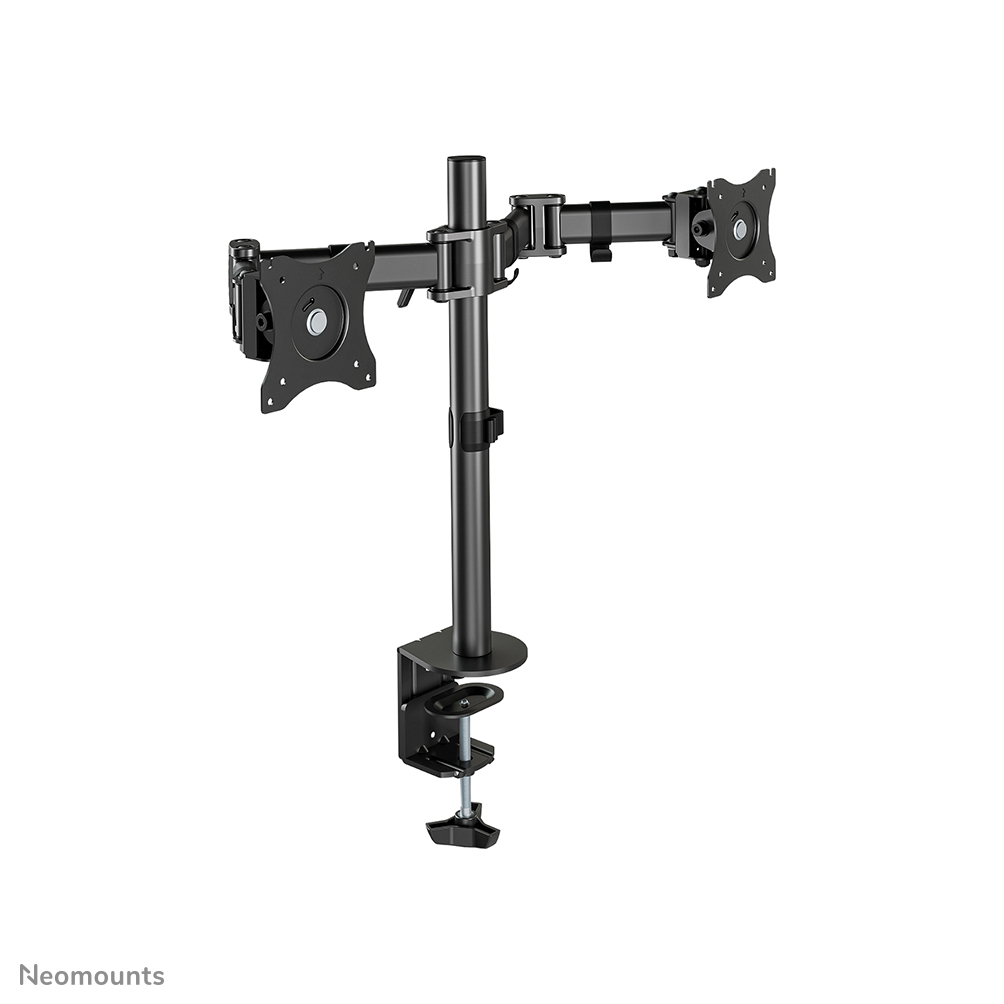NEOMOUNTS Monitor Dual Deskmount Tischhalter 2568,6cm 1027Zoll 2x8kg Höhe 040cm Neigen Rotieren Schwenken schwarz