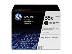 HP 55X (CE255XD) schwarz Tonerkartuschen, 2er-Set