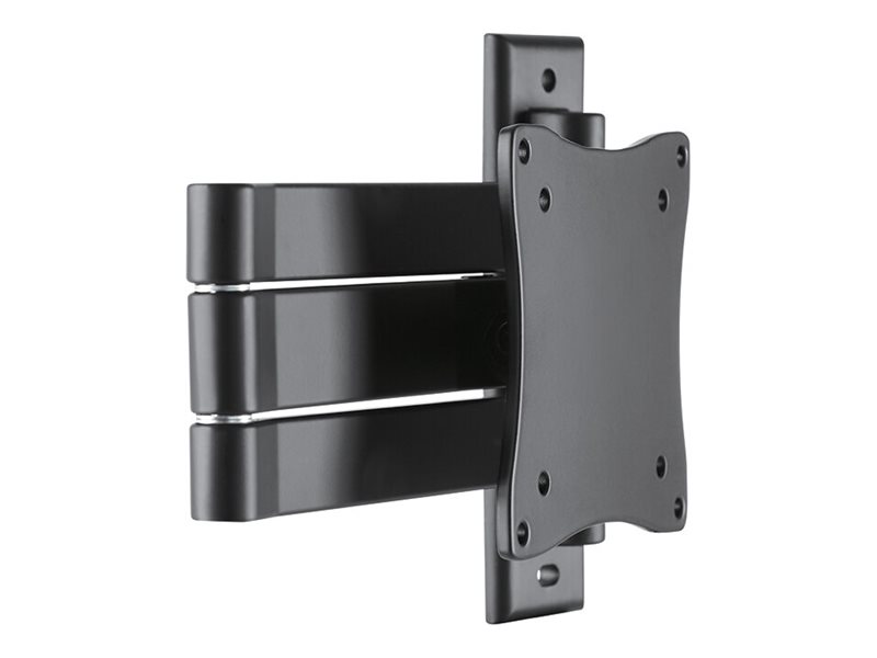 NEOMOUNTS W830Black Wall Mount 25,4-60,96cm 10-27Zoll max 12kg VESA75/100 Abstand 5-37cm Schwenkbar Neigbar schwarz
