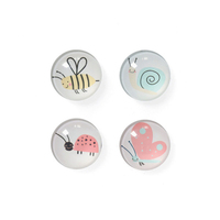 Zeller Magnete Insekten Ø 2,5 x 0,8 cm 4 Stück