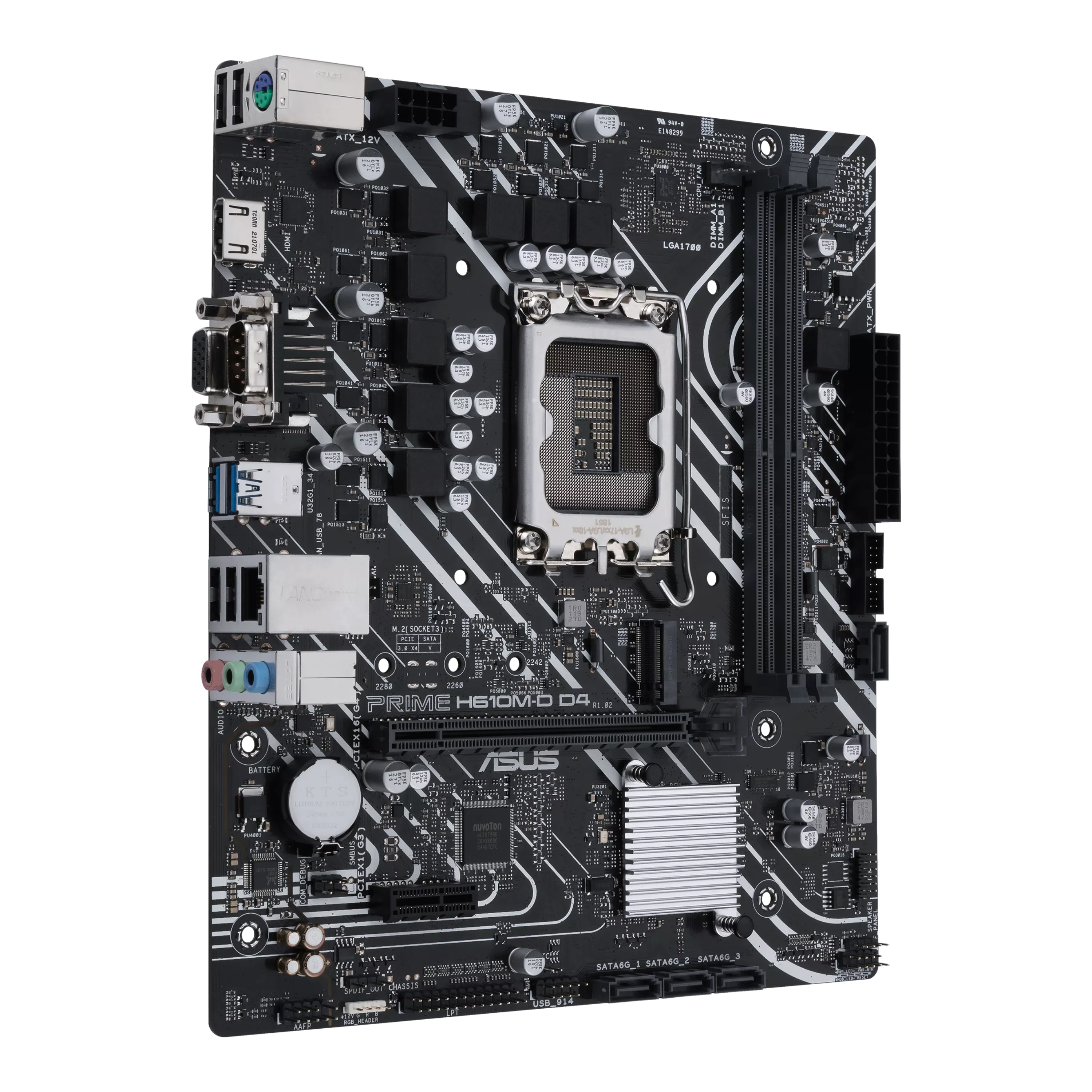 ASUS PRIME H610MD D4 LGA1700 DDR4 mATX MB