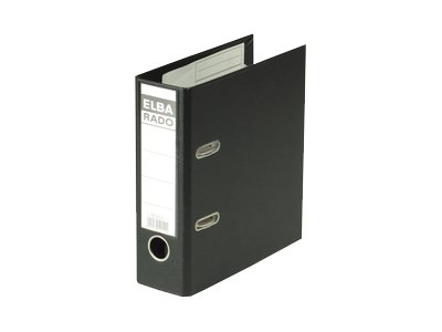 ELBA A5 Hochformat Ordner schwarz Kunststoff 7,5 cm DIN A5 hoch ELBA A5 Hochformat Ordner schwarz Kunststoff 7,5 cm DIN A5 hoch