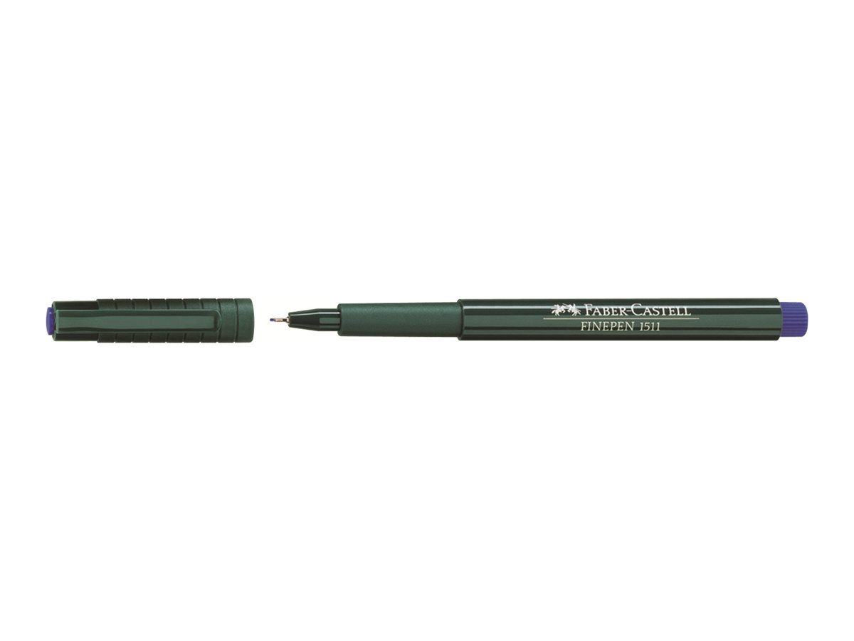 FABER-CASTELL 1511 Fineliner blau 0,4 mm, 10 St. FABER-CASTELL 1511 Fineliner blau 0,4 mm, 10 St.