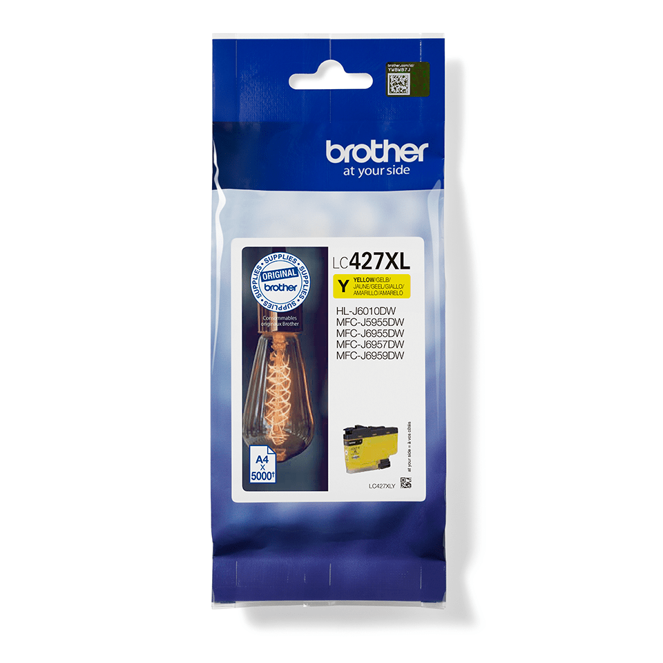 LC427XLY BROTHER DCPJMFCJ Tinte yellow