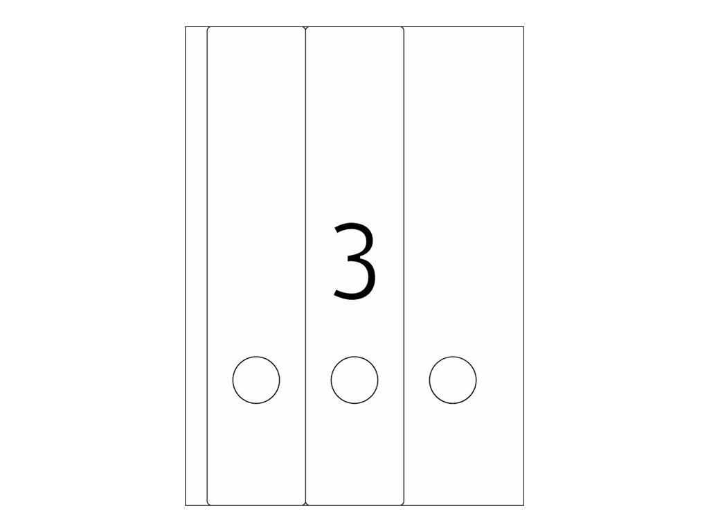 75 HERMA Ordneretiketten 4831 weiss 75 HERMA Ordneretiketten 4831 weiss