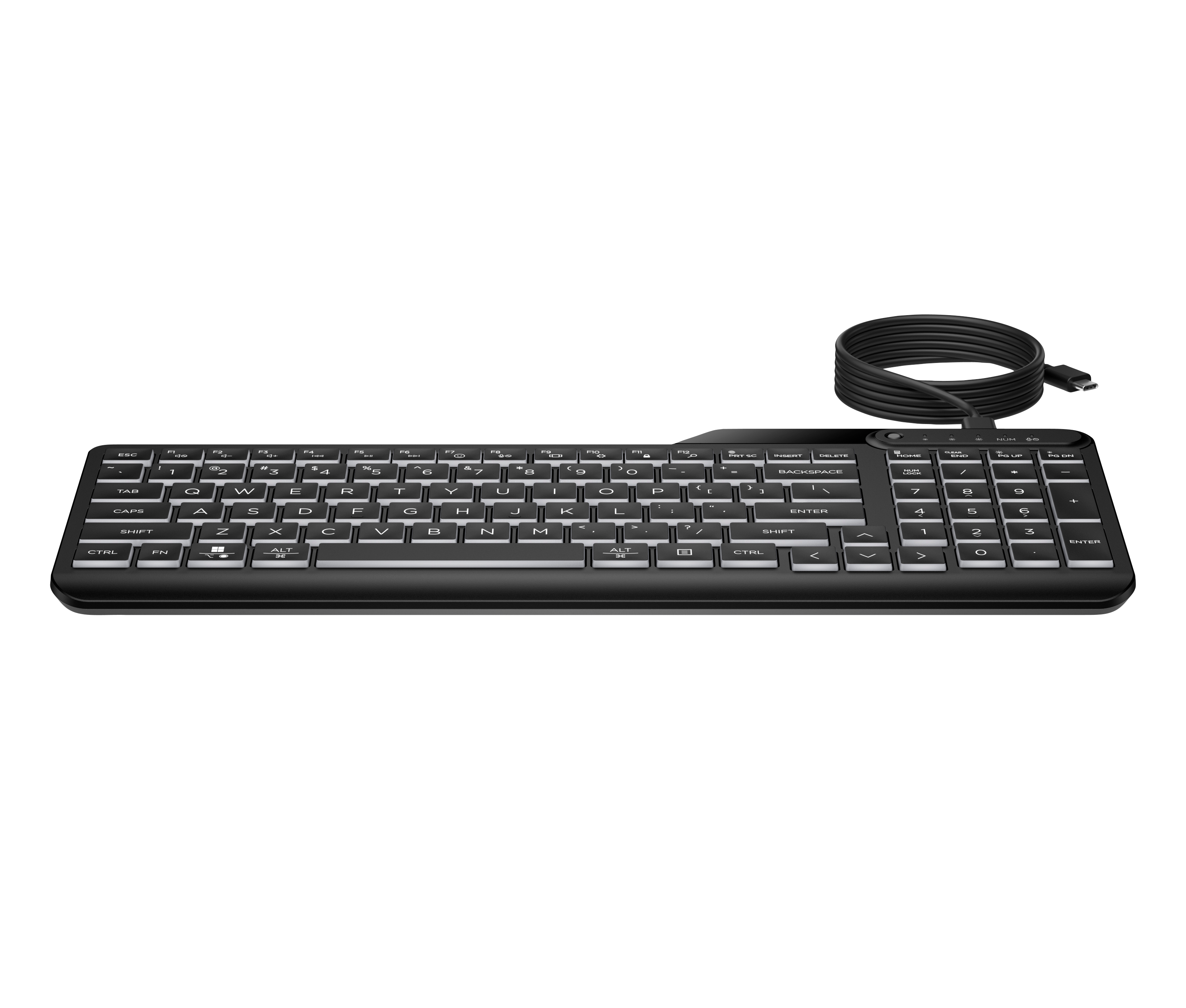 HP 400 Backlit Wired Keyboard P
