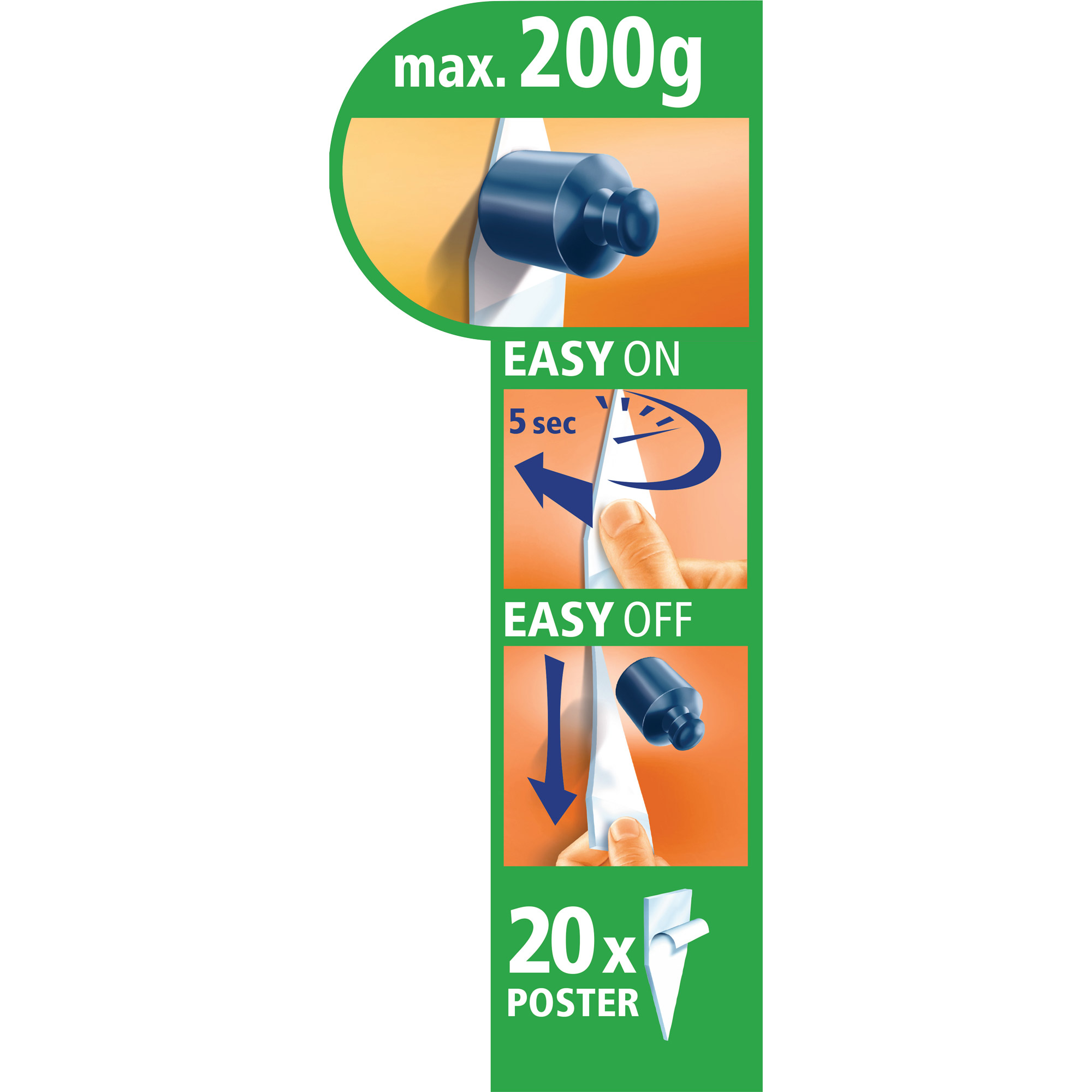 58003-00079-04 TESA Poster Powerstrips