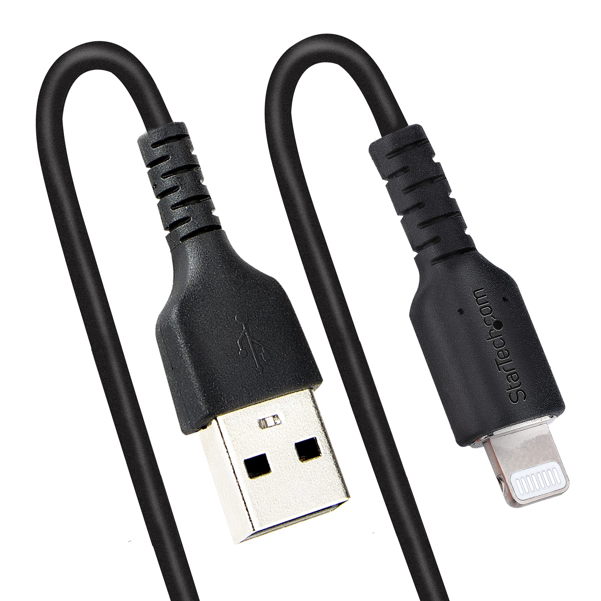 StarTech.com USB‑Lightning Kabel 1 m MFi‑zertifiziert Schwarz