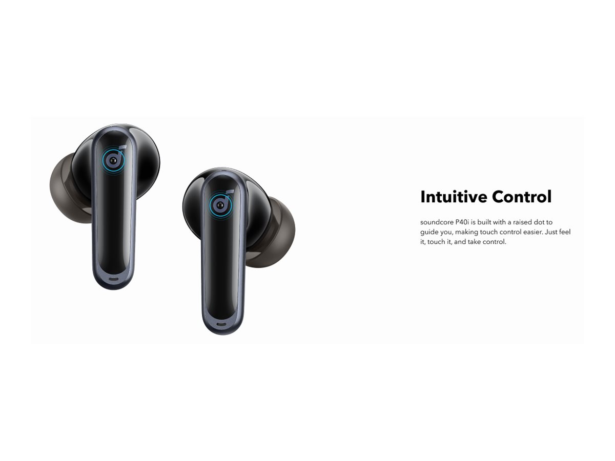 Soundcore P40I Schwarz Kabellose Kopfhoerer