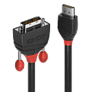 LINDY 3m HDMI/DVI-D Kabel Black Line HDTV und HDCP kompatibel