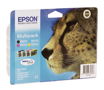 C13T07154012 EPSON DX Tinte (4) cmyk C13T07154012 EPSON DX Tinte (4) cmyk