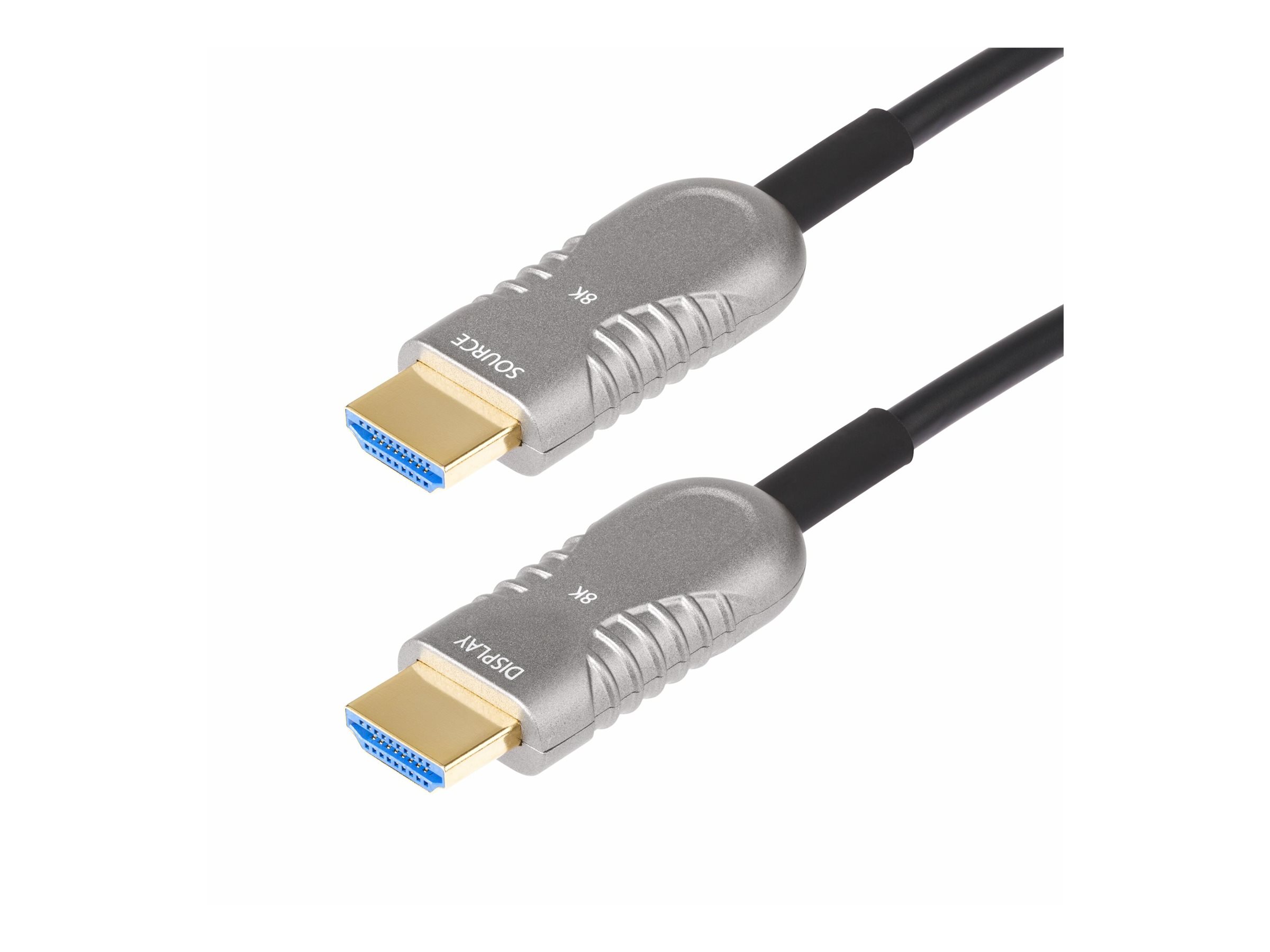 STARTECHCOM 15,2m Optisches HDMI Kabel AOC Aktives HDMI Plenum Kabel CMP 8K60Hz4K Ultra High Speed HDMI 21 Kabel ARC
