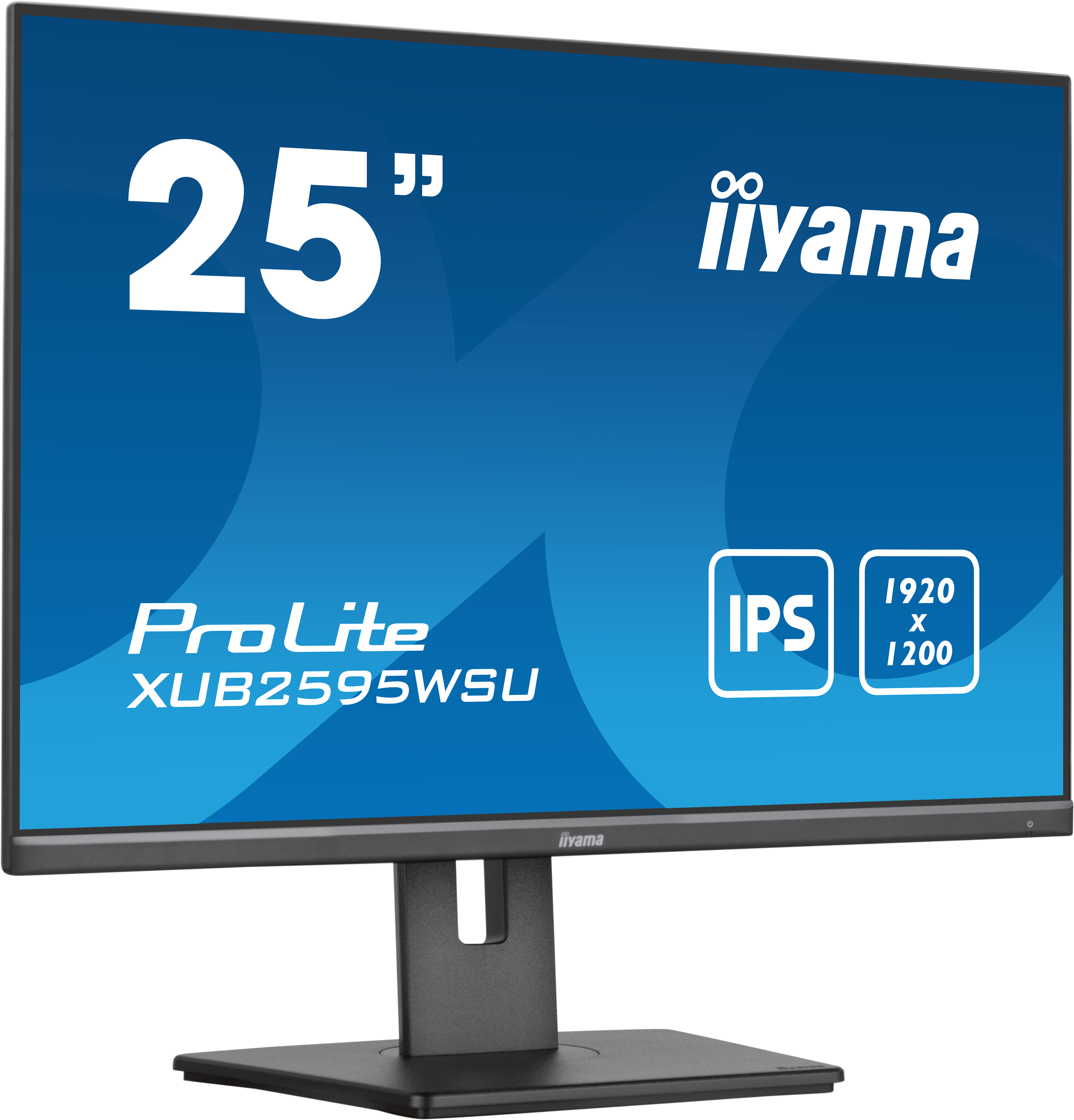 IIYAMA XUB2595WSUB5 63,5cm 25Zoll ETE IPSpanel 1920x1200 300cdm VGA HDMI DisplayPort 4ms Speakers USB HUB 2x20 15cm Height Adj