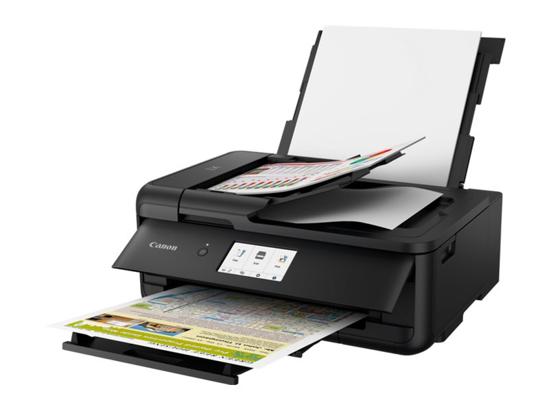 CANON PIXMA TS9550A MFP colour inkjet A4 A3 15ipm Print 200sheets USB LAN WiFi Black