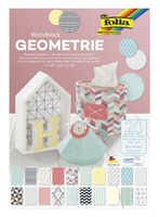 folia Motivblock GEOMETRIE farbsortiert 270 g/qm 20 Blatt folia Motivblock GEOMETRIE farbsortiert 270 g/qm 20 Blatt