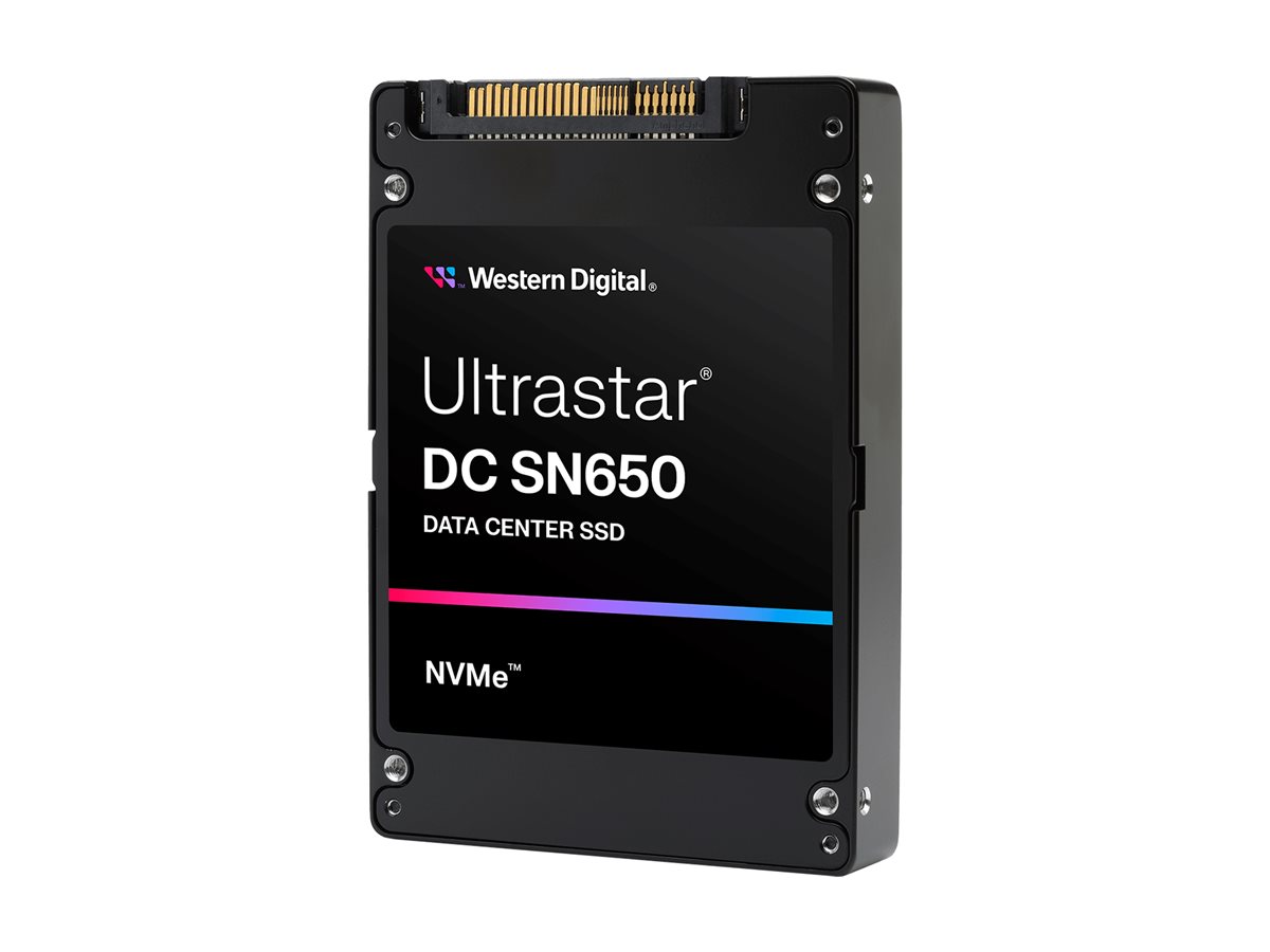 WESTERN DIGITAL Ultrastar DC SN650 SSD U.3 15MM 7680GB 6.4cm 2.5Zoll PCIe TLC RI-1DW/D BICS5 ISE WESTERN DIGITAL Ultrastar DC SN650 SSD U.3 15MM 7680GB 6.4cm 2.5Zoll PCIe TLC RI-1DW/D BICS5 ISE