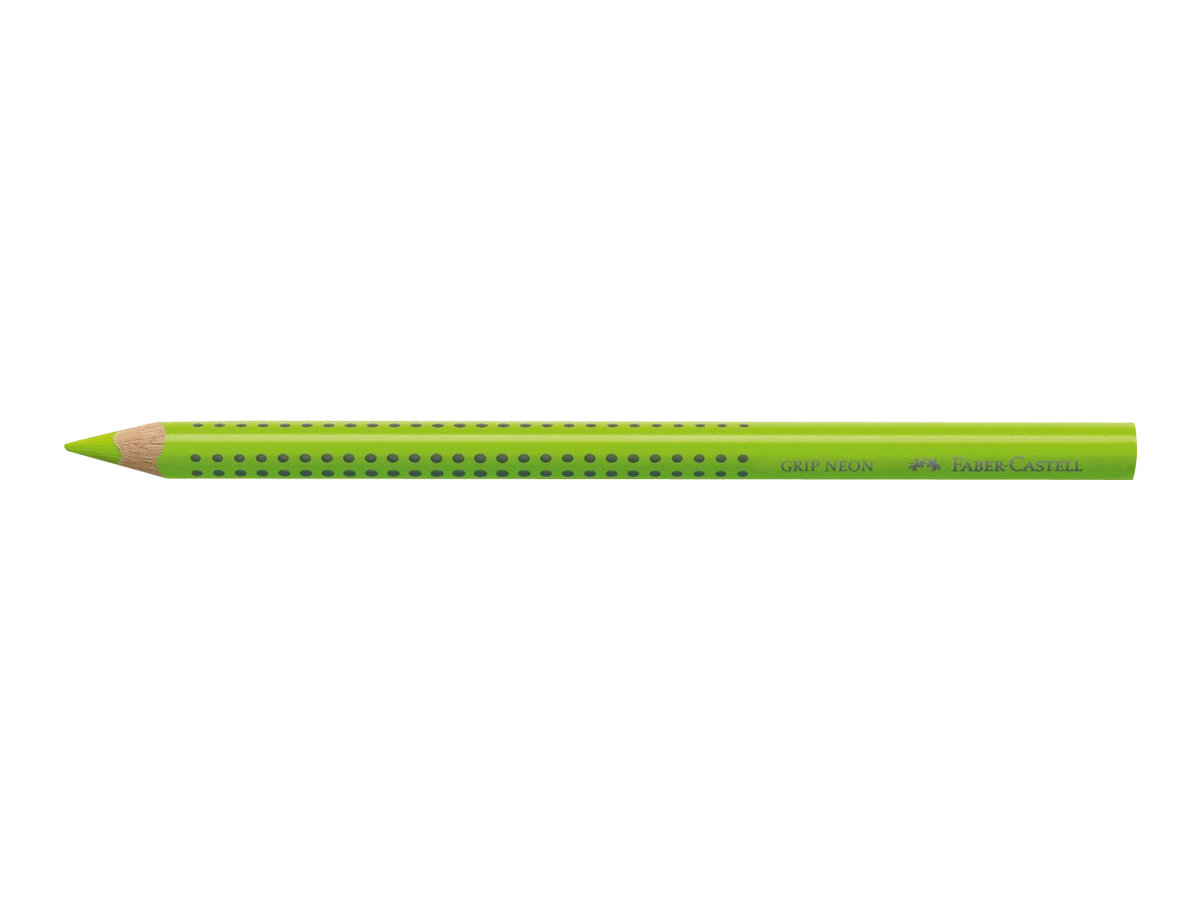 FABER-CASTELL Jumbo Grip neon Buntstift gruen, 1 St. FABER-CASTELL Jumbo Grip neon Buntstift gruen, 1 St.