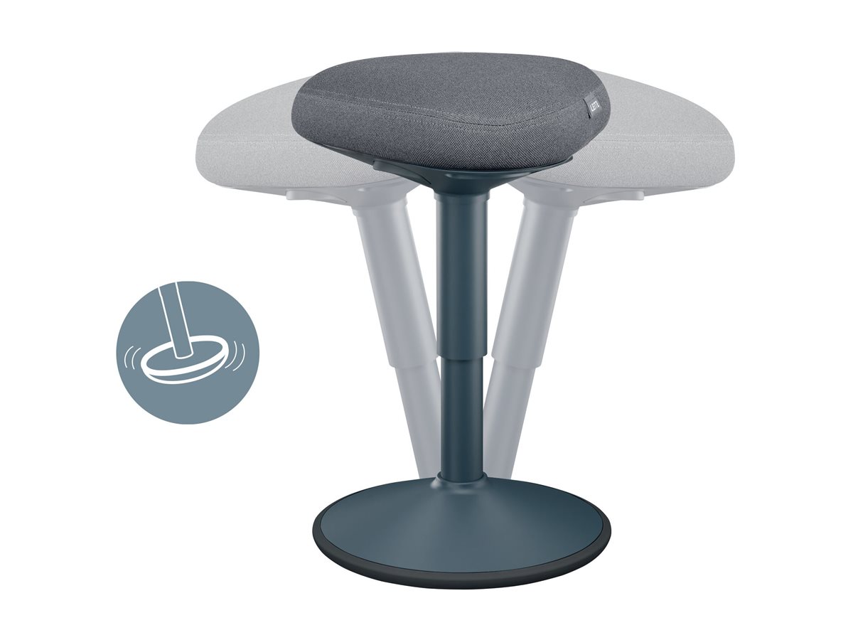 LEITZ Hocker Ergo Active 65440089 dunkelgrau LEITZ Hocker Ergo Active 65440089 dunkelgrau