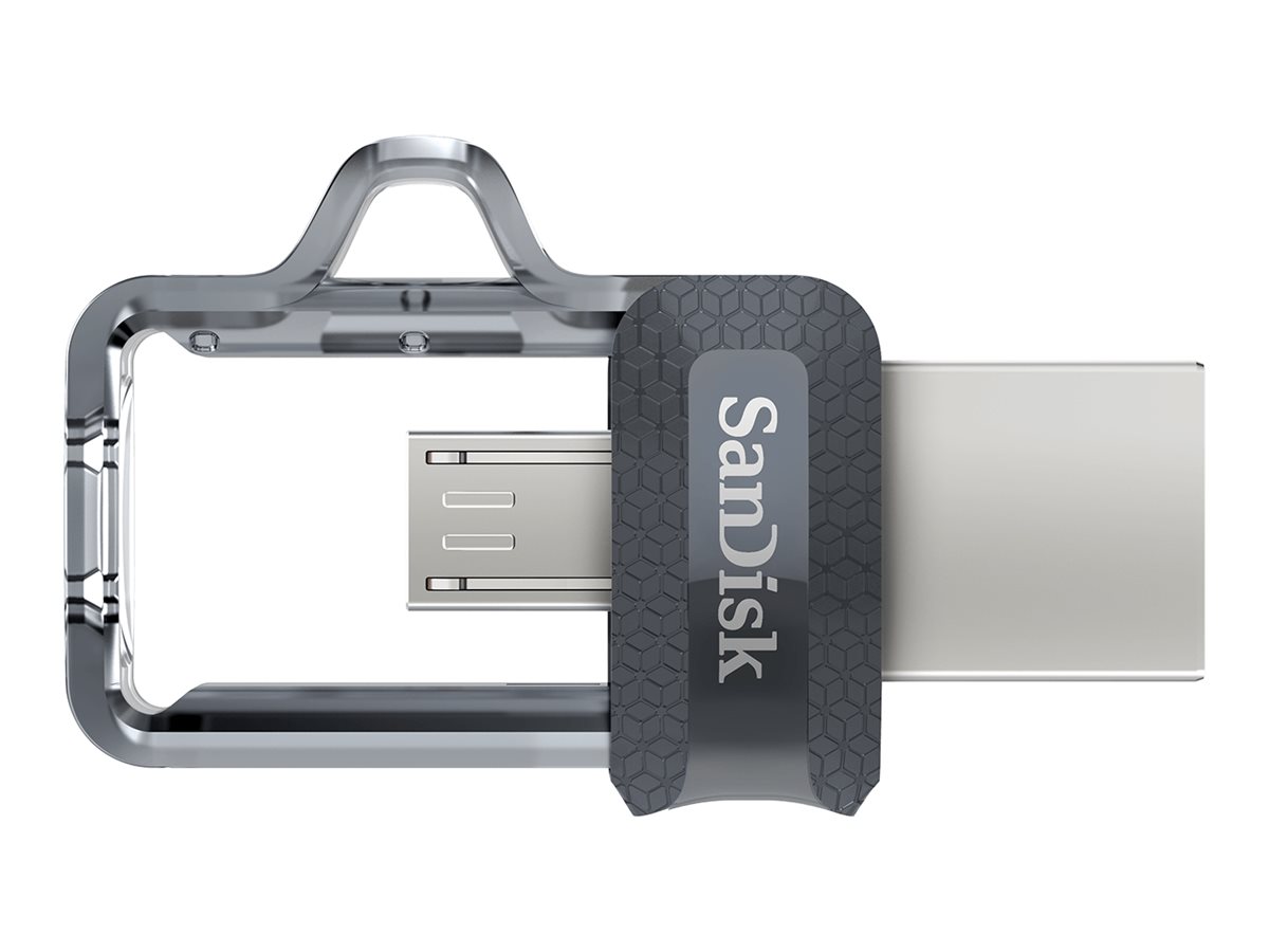 SanDisk USB-Stick Ultra Dual Drive M3.0 grau 64 GB
