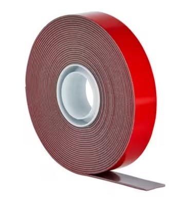 3M FIX EXTERIOR doppelseitiges Klebeband 19,0 mm x 5,0 m Rot/Schwarz