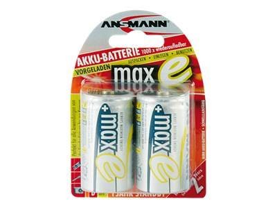 2 ANSMANN Akkus Mono D 8.500 mAh