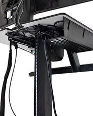 ERGOTRON WorkFit-C Steh-Sitz-Arbeitsplatz mittelgrosser Monitor HD 76cm 30Zoll LCD 14,7kg. Anhebung bis 63cm VESA 75x75 100x100mm