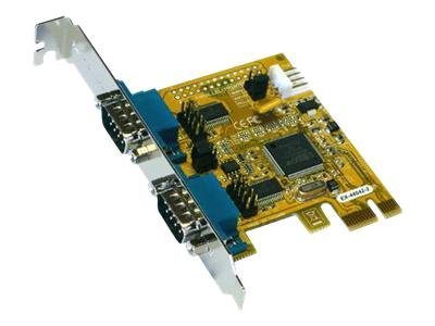 EXSYS EX-44042-2 PCI Express x1 Karte 2x seriell RS-232 EXSYS EX-44042-2 PCI Express x1 Karte 2x seriell RS-232