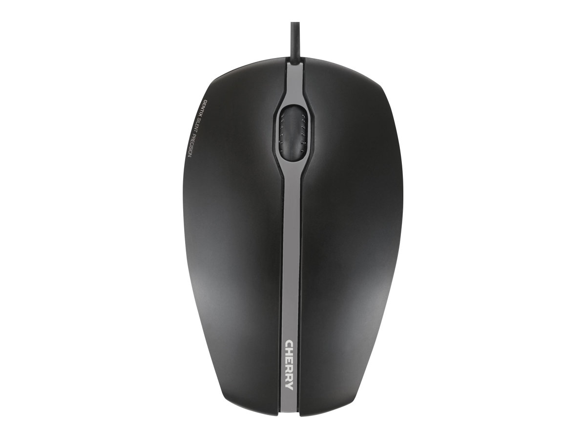 CHERRY GENTIX Silent Corded Mouse USB 1000 dpi BLACK