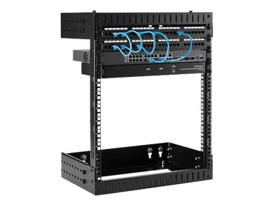 12 HE wandmontage Server Rack 30,5 51cm tief Open Frame Netzwerk Rack 2 Post Rack