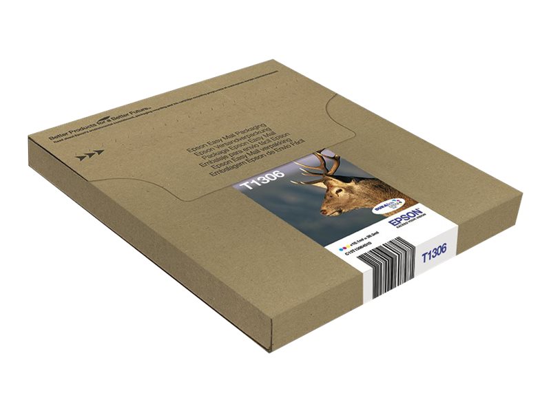 EPSON 1LB Multipack 3-colours T1306 DURABrite Ultra Ink EasyMail